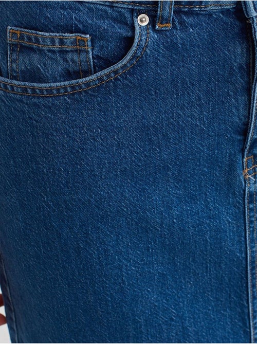 High-waist rechte maxi spijkerrok dilvin - Kiabi