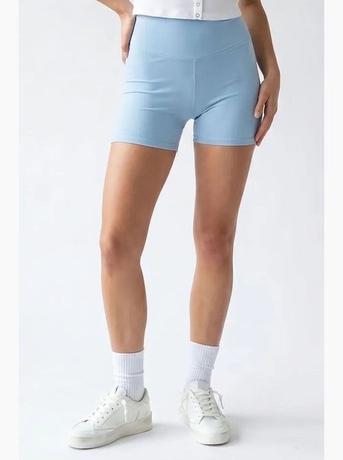 High-waist skinny fietsbroekje mixray - Kiabi