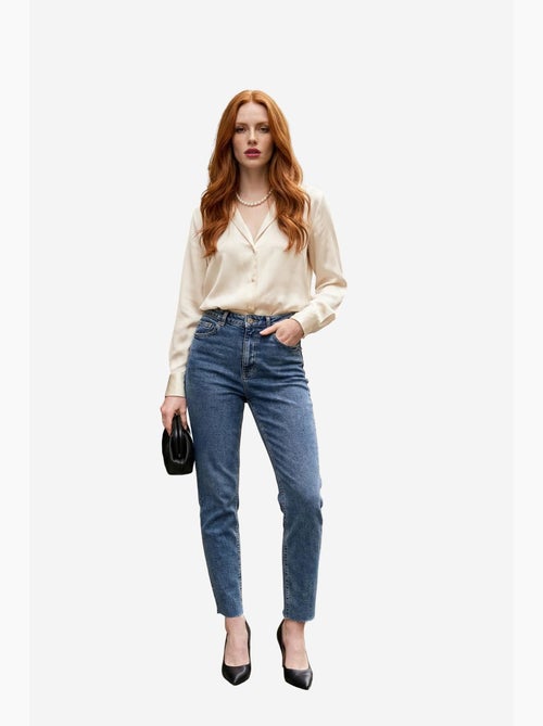 High waist skinny leg denim broek my fashion - Kiabi