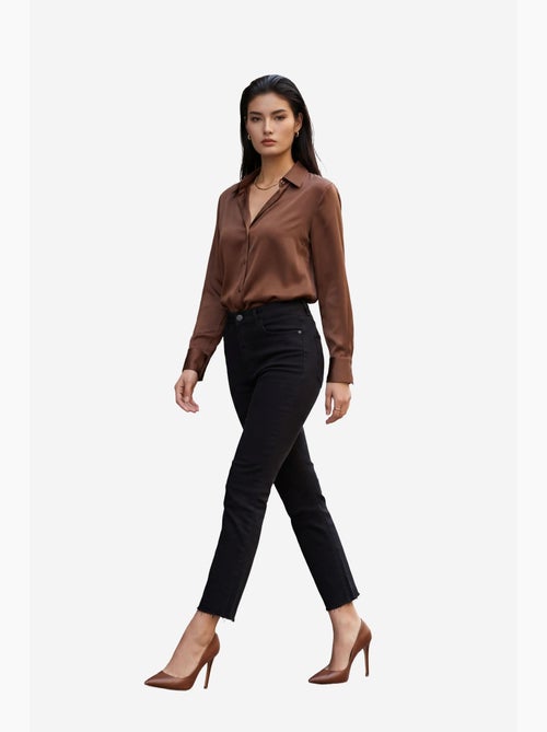 High waist skinny leg denim broek my fashion - Kiabi