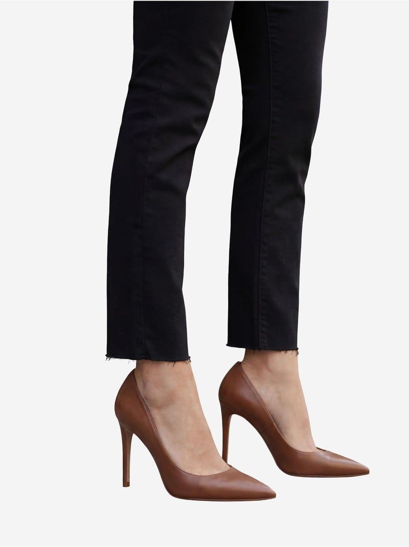 High waist skinny leg denim broek my fashion Zwart - Kiabi