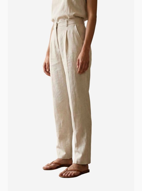 High-waist straight-leg crêpe broek my fashion - Kiabi High-waist straight-leg crêpe broek my fashion - Kiabi