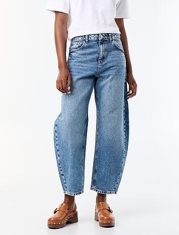 High waist wide leg-jeans