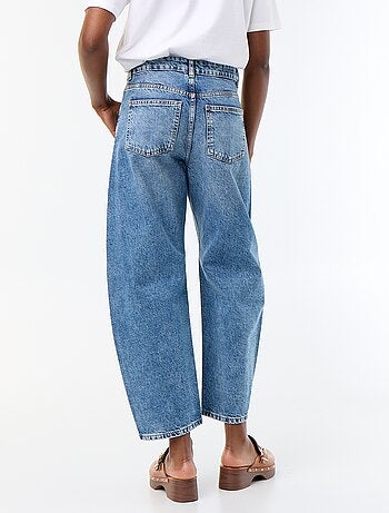 High waist wide leg-jeans