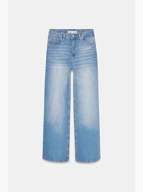 High-waist wide-leg jeans dilvin - Kiabi High-waist wide-leg jeans dilvin - Kiabi