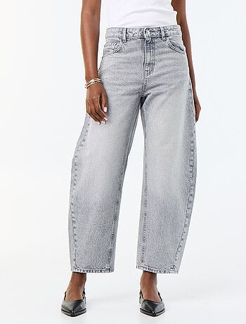 High waist wide leg-jeans