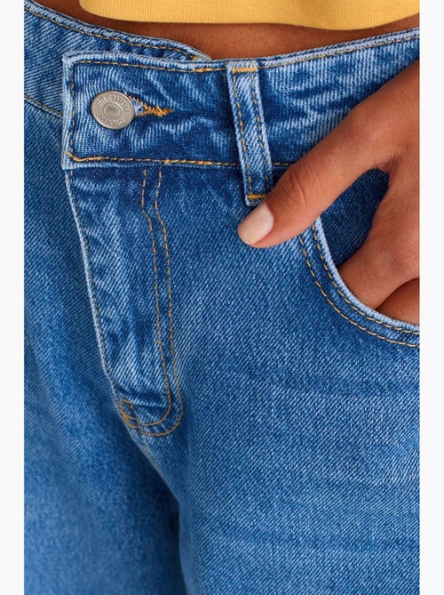 High-waist wide-leg jeans van denim dilvin - Kiabi High-waist wide-leg jeans van denim dilvin - Kiabi