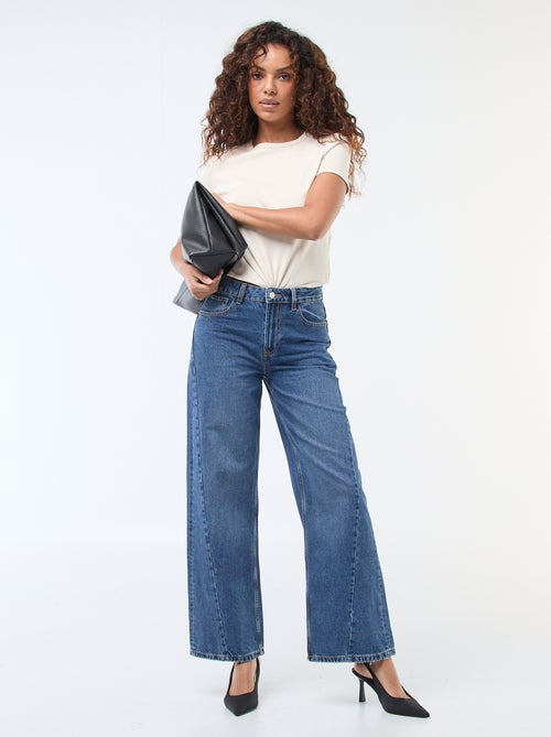High waist wide leg jeans / wide leg - Kiabi