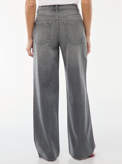 High waist wide leg jeans / wide leg - Kiabi