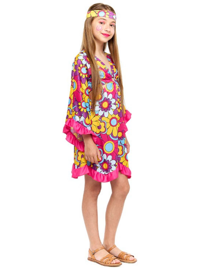 Hippie Daisy-kostuum Multicolor - Kiabi