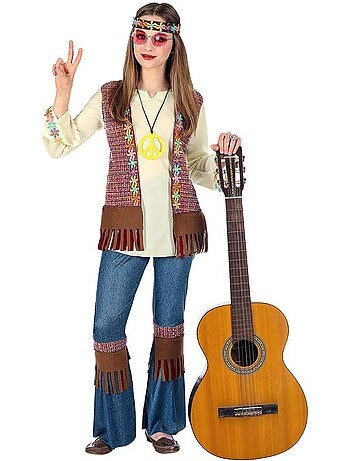 Hippiekostuum met ketting