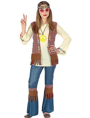 Hippiekostuum met ketting
