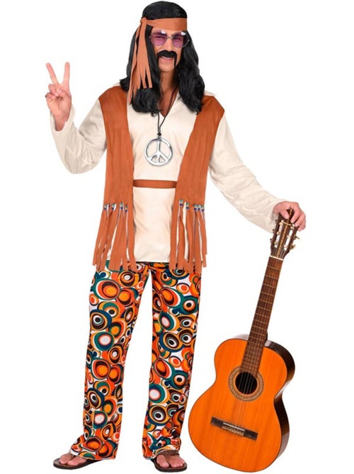 Hippiekostuum met lange franjes - Kiabi