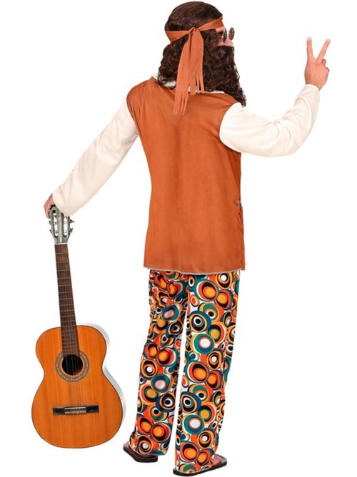 Hippiekostuum met lange franjes - Kiabi