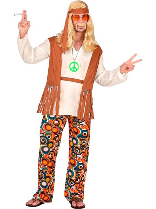 Hippiekostuum met lange franjes - Kiabi