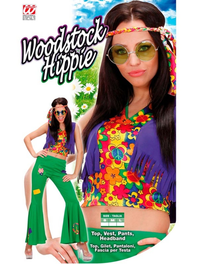 Hippiekostuum Multicolor - Kiabi