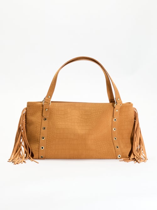 Hobo tas met franjes - Kiabi