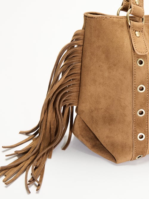 Hobo tas met franjes - Kiabi