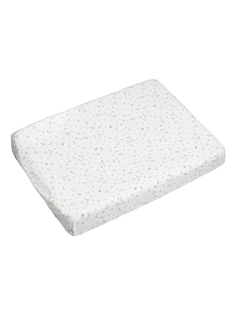 Hoes voor baby verschoningskussen met bamboemat Beige - Kiabi