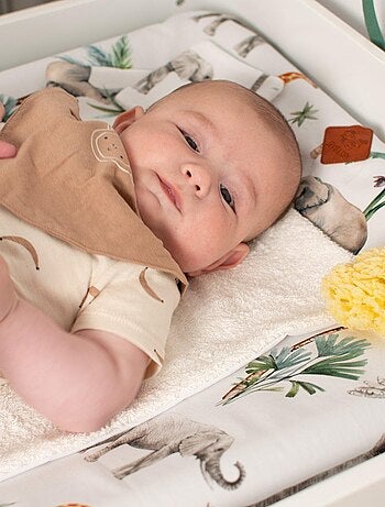 Hoes voor baby verschoningskussen met bamboemat