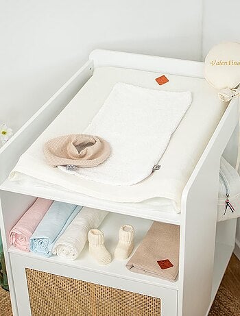 Hoes voor baby verschoningskussen met bamboemat | sevira kids