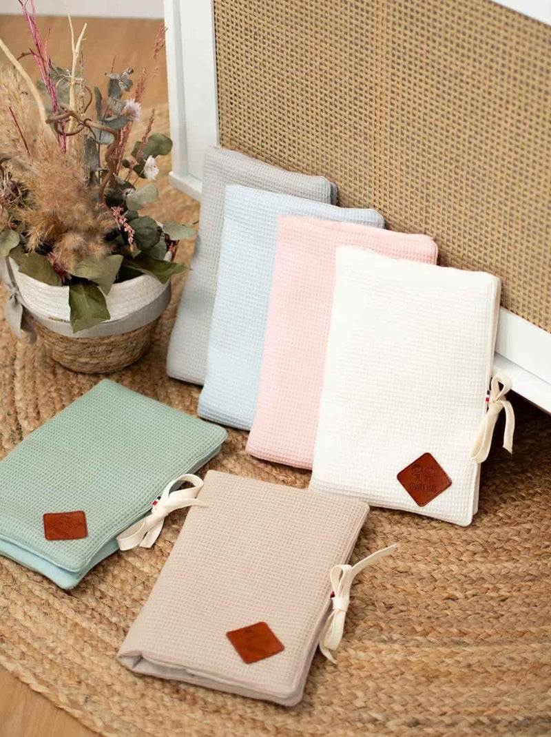 Hoes voor gezondheidsboekje van honingraatstof | sevira kids Beige - Kiabi