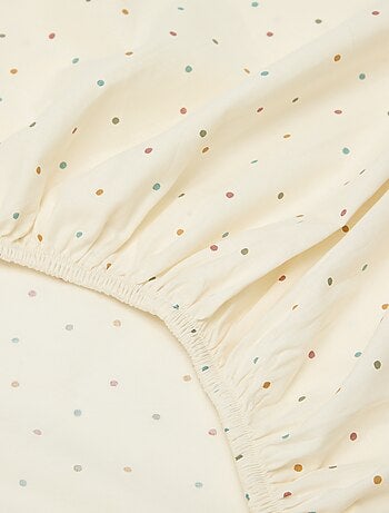 Hoeslaken 1 persoon (90x190) van katoen - Kiabi Home