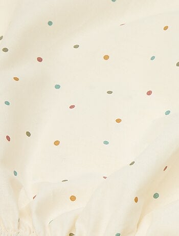Hoeslaken 1-persoons 90 x 190 cm van katoen - Kiabi Home