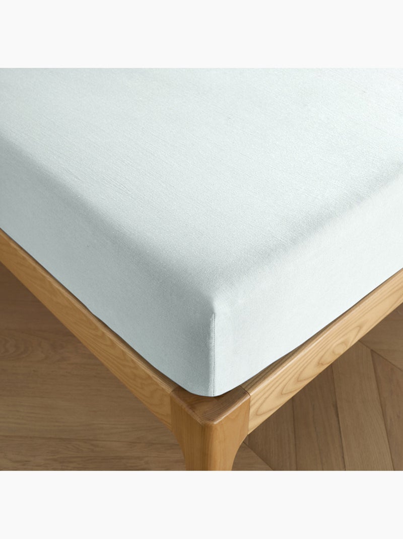 Hoeslaken – 100% katoen 57 draden/cm² Munt - Kiabi