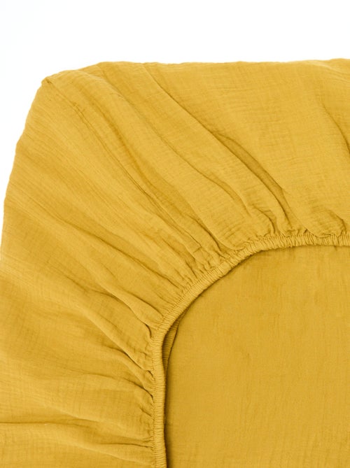 Hoeslaken 2 personen (150x200cm) van katoengaas - Kiabi Home - Kiabi