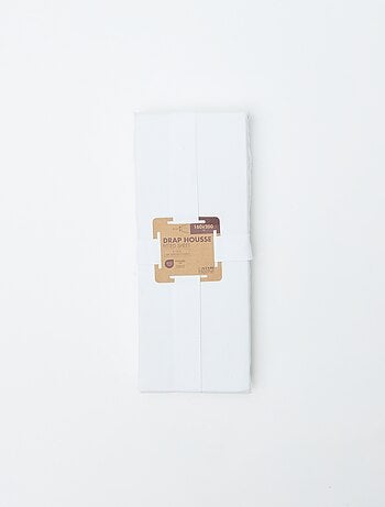 Hoeslaken 2-persoons (160x200cm) van katoen - Kiabi Home