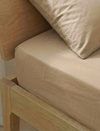 Hoeslaken 2 personen (180x200) van katoen - Kiabi Home