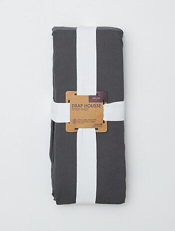 Hoeslaken 2 personen (180x200) van katoen - Kiabi Home