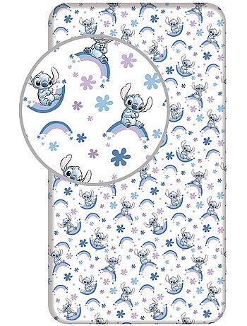 Hoeslaken 90 cm x 200 cm 100% katoen bedrukt Lilo & Stitch Jerry Fabrics
