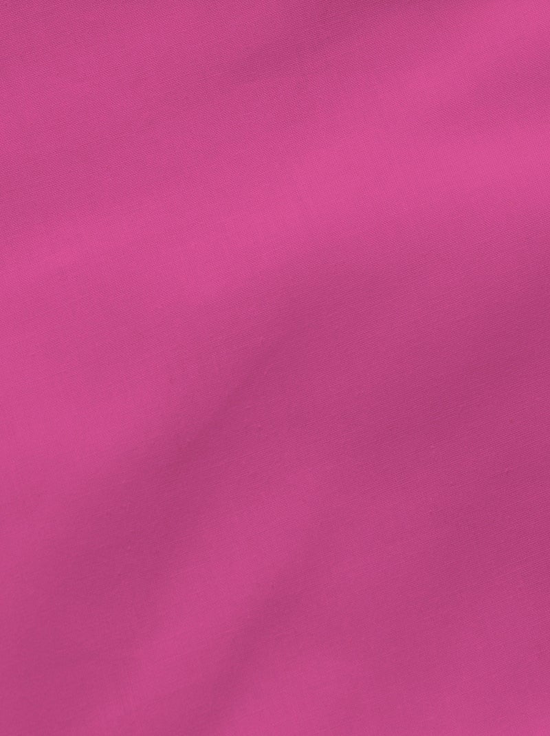 Hoeslaken Basic "Happyfriday" Fuchsia roze - Kiabi