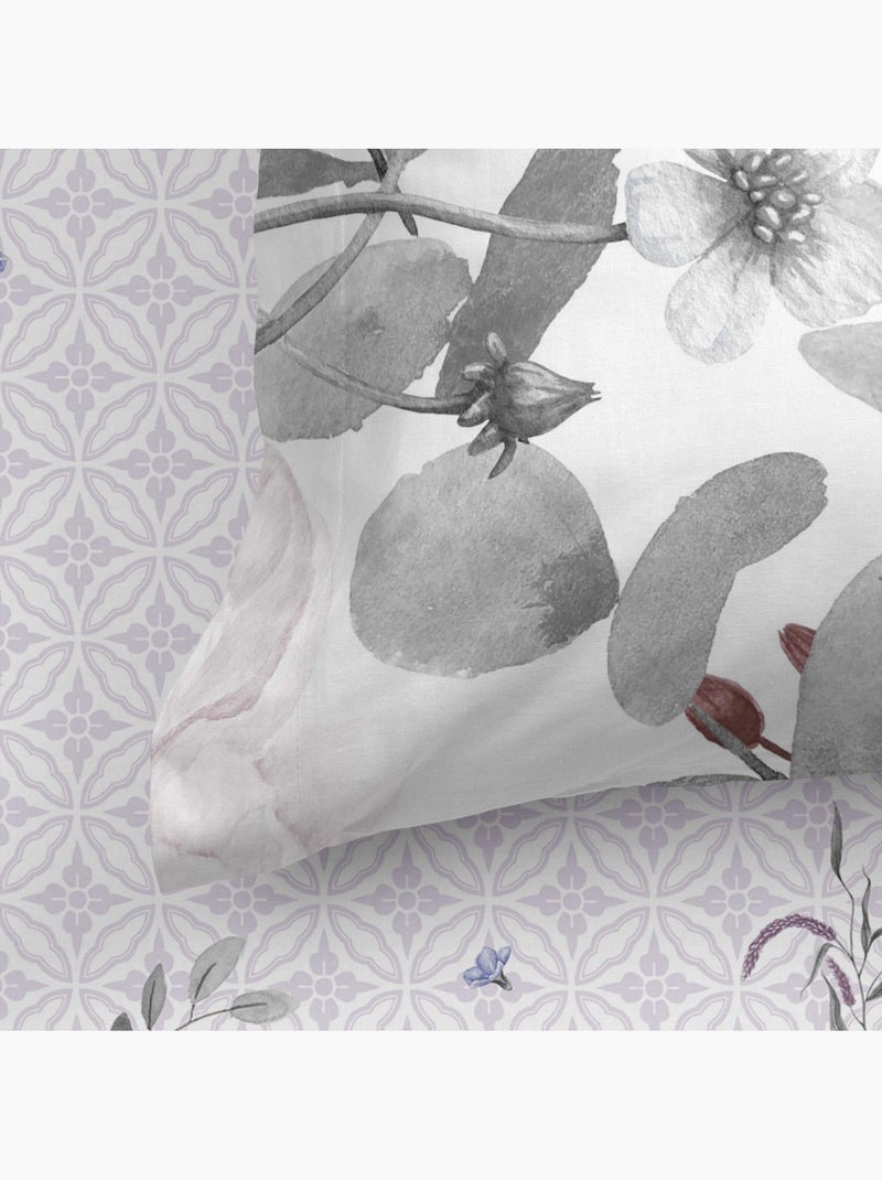 Hoeslaken Delicate bouquet "Happyfriday" Multicolor - Kiabi