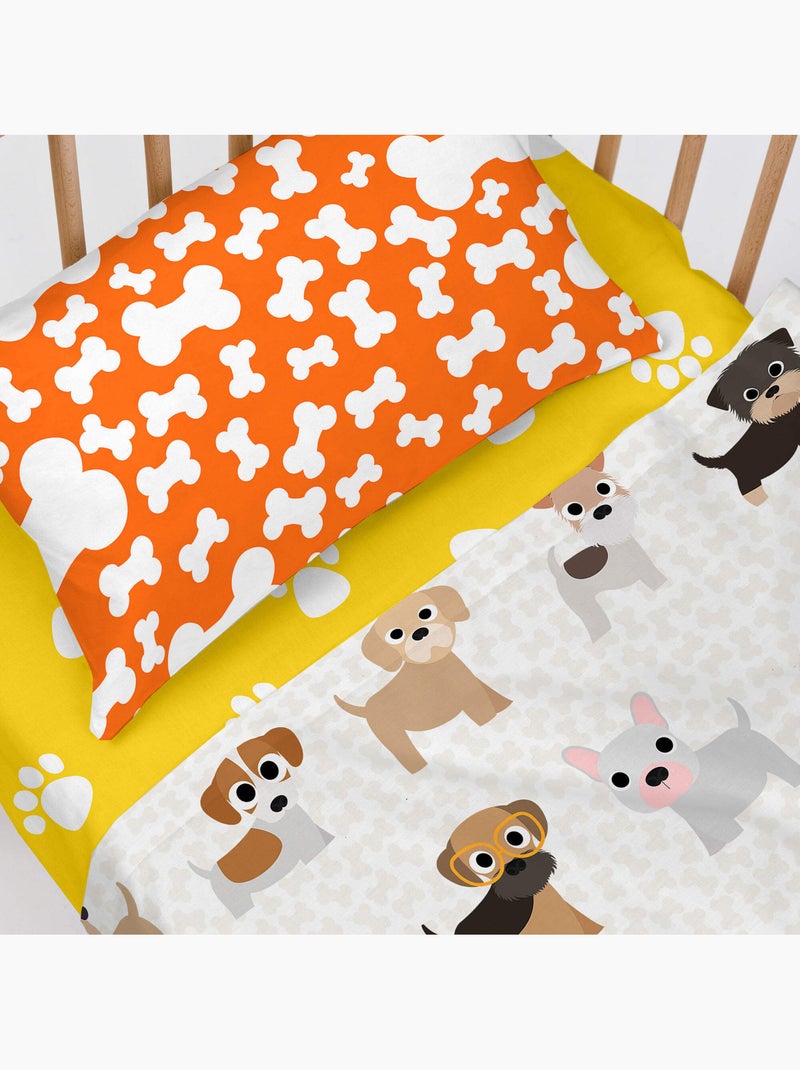 Hoeslaken Dogs "Happyfriday" Multicolor - Kiabi