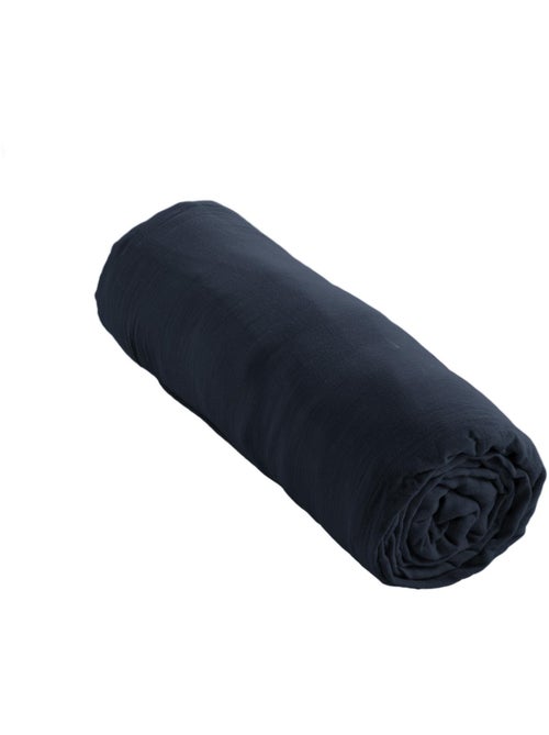 Hoeslaken – dubbel katoengaas 125 g/m² – hoekhoogte 30 cm - gaïa - Kiabi