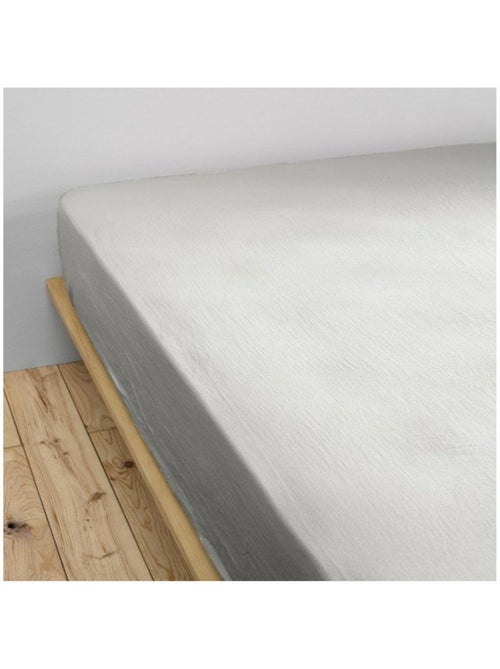 Hoeslaken – dubbel katoengaas 125 g/m² – hoekhoogte 30 cm - gaïa - Kiabi Hoeslaken – dubbel katoengaas 125 g/m² – hoekhoogte 30 cm - gaïa - Kiabi