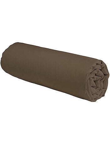 Hoeslaken effen katoen taupe-grijs – Future Home
