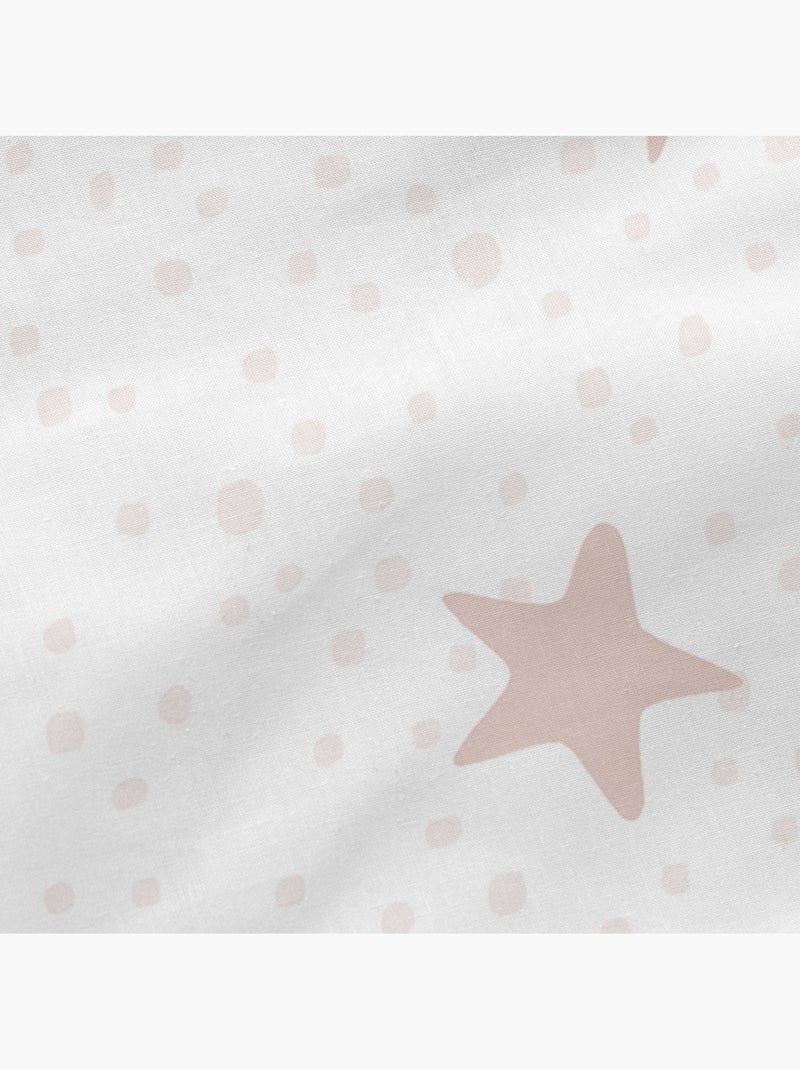 Hoeslaken Little star "Happyfriday" Roze - Kiabi