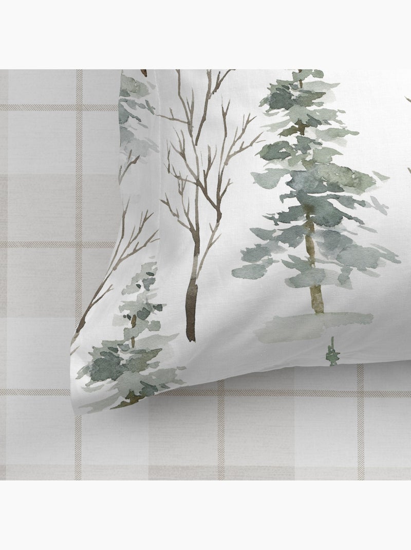 Hoeslaken Mystical winter "Happyfriday" Multicolor - Kiabi