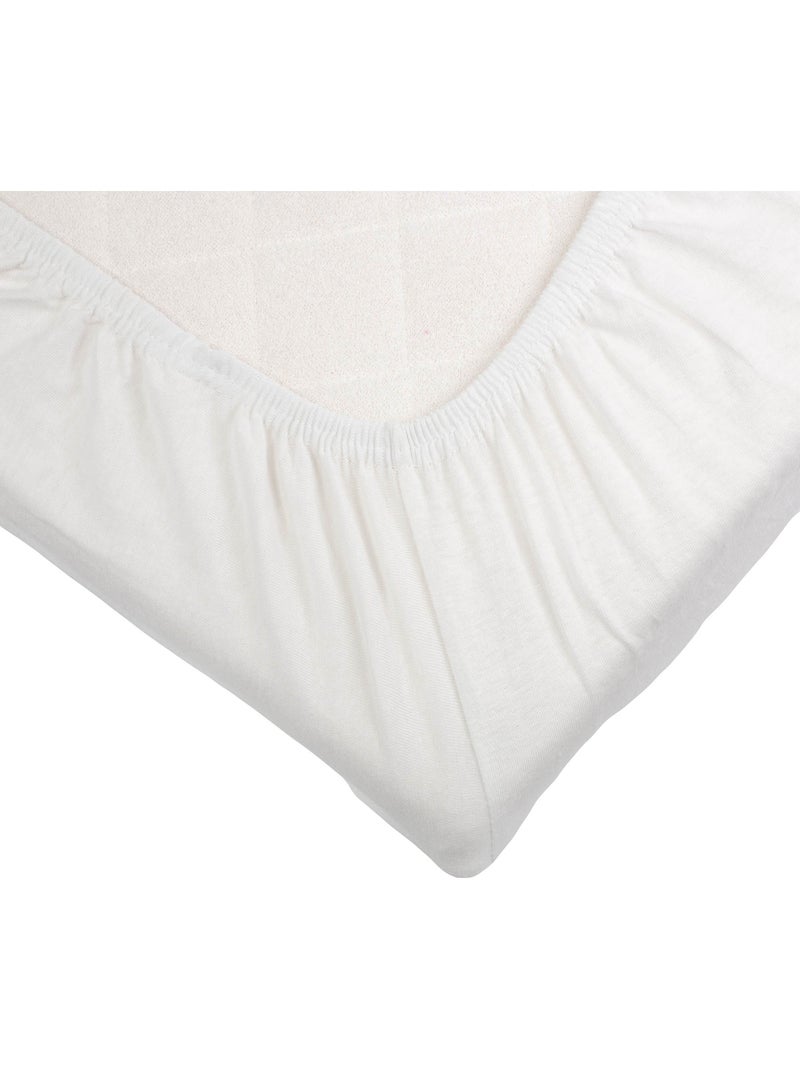 Hoeslaken oeko-tex® standard 100 Wit - Kiabi