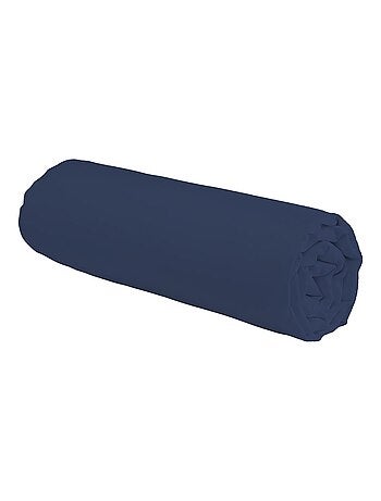 Hoeslaken van effen katoen met 57 draden per inch en een diepe hoek van 25 cm.