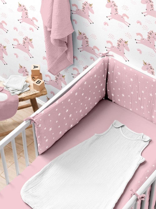 Hoeslaken van katoenen gaas Alia PROMO LINGE - Kiabi