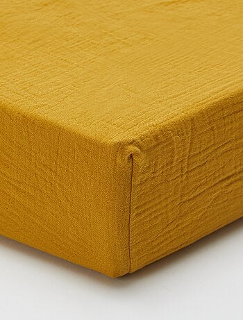 Hoeslaken van katoengaas (160 x 200 cm) - Kiabi Home