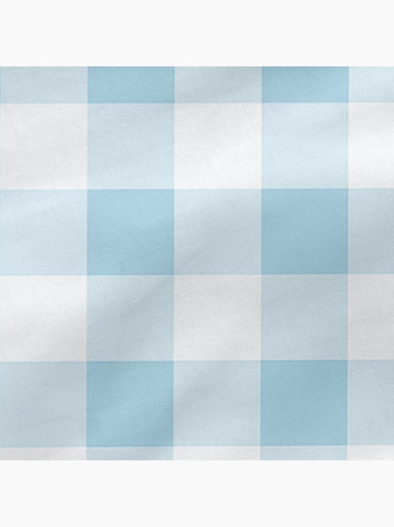 Hoeslaken Vichy "Happyfriday" Blauw - Kiabi
