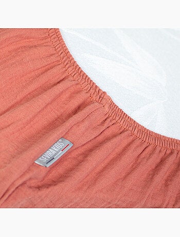 Hoeslaken wieg baby van katoenen mousseline | sevira kids