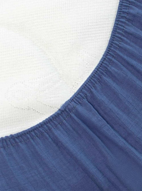Hoeslaken wieg baby van katoenen mousseline | sevira kids - Kiabi Hoeslaken wieg baby van katoenen mousseline | sevira kids - Kiabi
