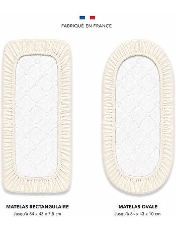 Hoeslaken wieg baby van katoenen mousseline | sevira kids